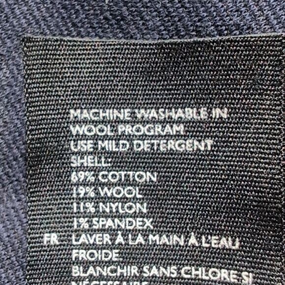 COS Dark Navy Fit And Flare Perfect Long Sleeve Midi Dress S - Picture 7 of 16